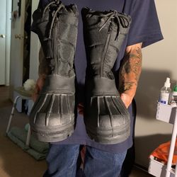 Waterproof Brand New Black Boots 