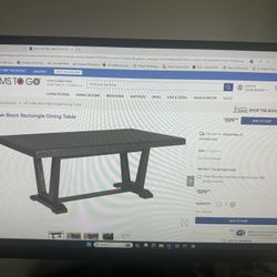 Black Dining Table New 