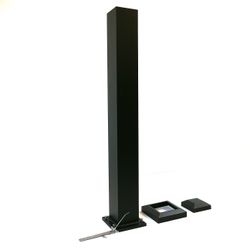 Westbury 4" x 4" x 37" Plain Aluminum Post with Plate – Was $182.81, Now $96