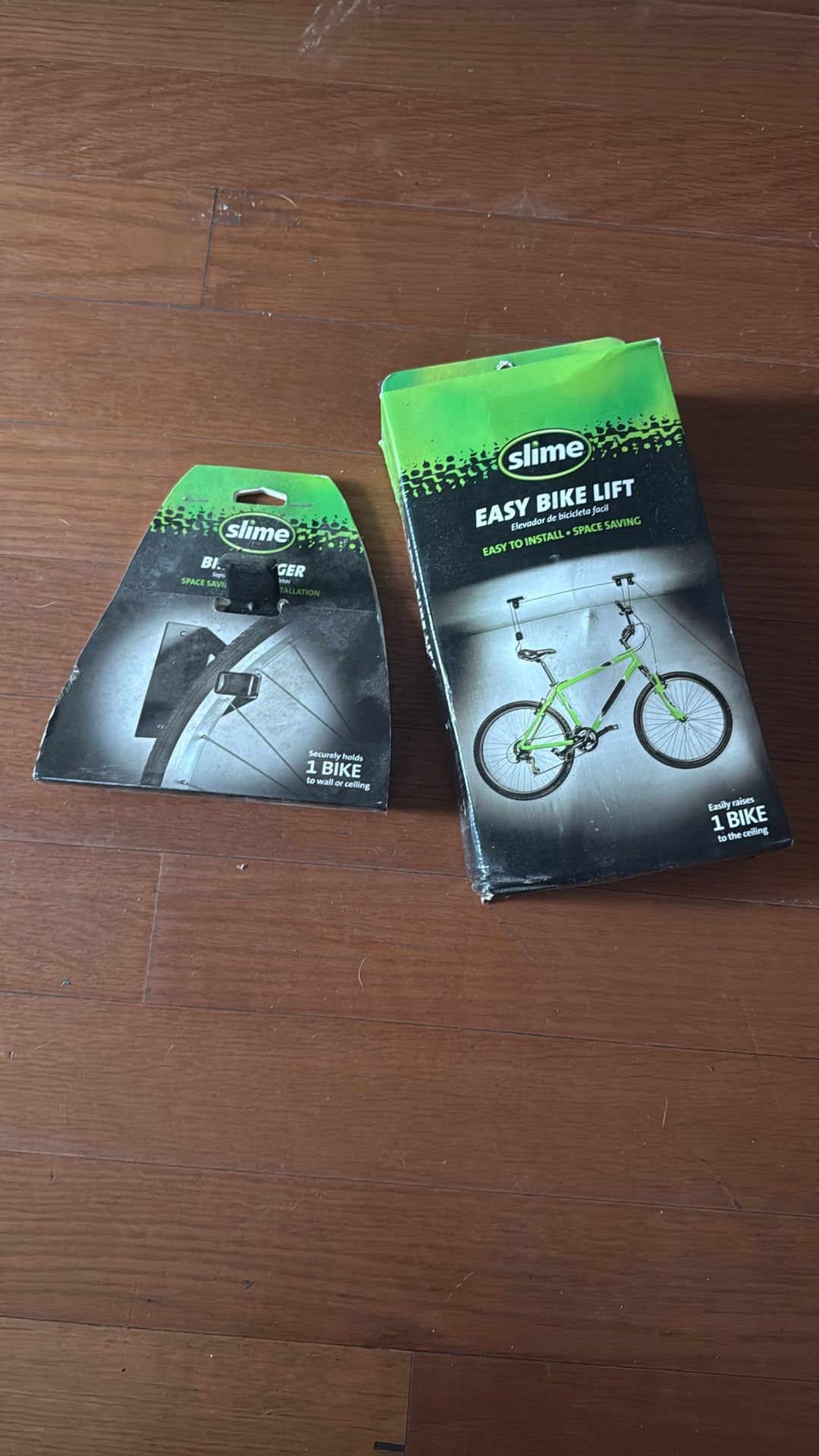 2 Bike Lifts And 2 Bike Hangers 