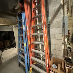 10 ft. Fiberglass Step Ladder with 375 Ibs. Load Capacity Type IAA Duty Rating