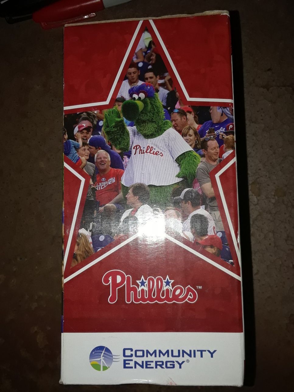 Phillie Phanatic Solar bobble.