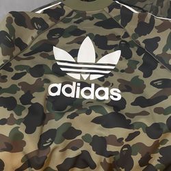 Bape adidas sales camo jacket