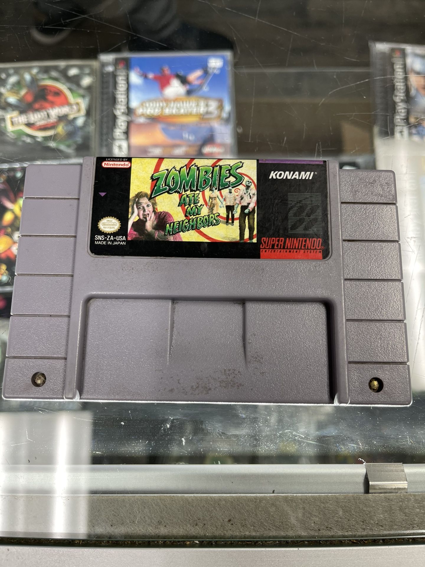 Zombie Ate My Neighbor Snes $65 Gamehogs 11am-7pm