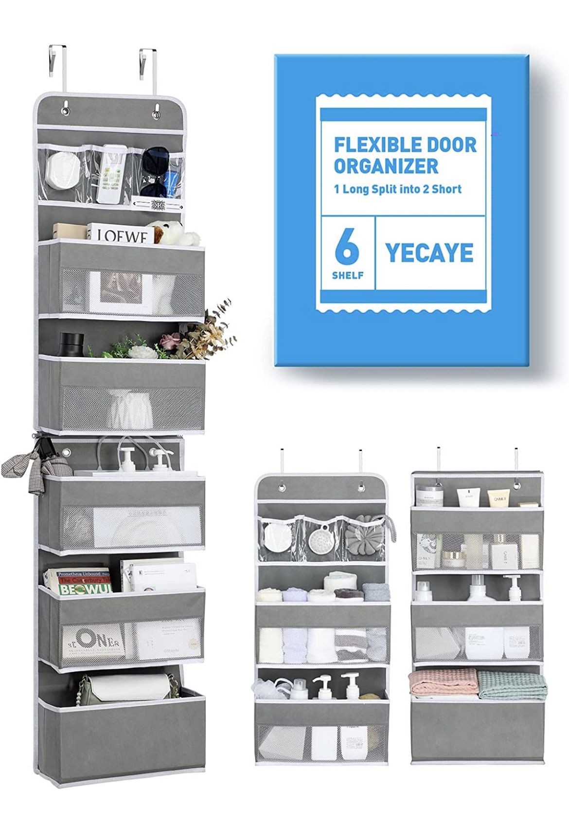 Multipurpose Door Storage - 6 Shelves!