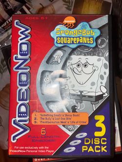 VideoNow 3 Disc Pack SpongeBob SquarePants