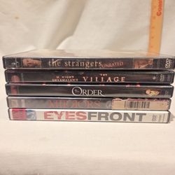 Horror Movies On DVD'S, Lot Of 5 Different Movies, 2003-2008