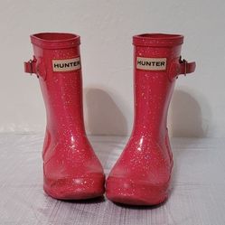 Hunter Rain Boots Shoes For Girls.  Waterproof Size US 10. Used.