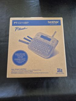 Brother P-Touch PT-D210BP Label Maker Bundle