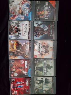10 Playstation 3 (PS3) games