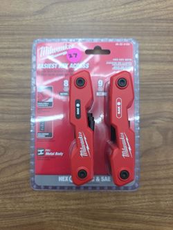 Milwaukee Hex Key Set Metric & SAE