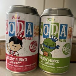 Funko Fundays Sodas Big Boy And Leonardo 5,000 PCS