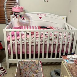 White Baby Crib 