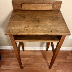 Antique Telephone Table - Arts & Crafts Style