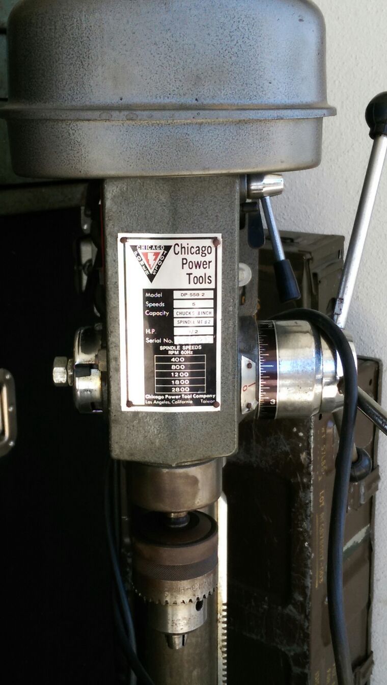 Chicago Industrial 5 Speed Drill Press DP 558