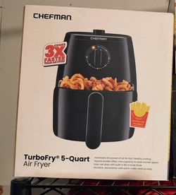 New!!! Chefman TurboFry 5-Quart Air Fryer