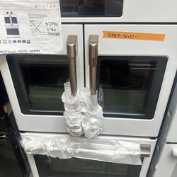 Café double Electric French door wall oven