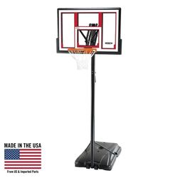Lifetime 48-Inch Shatterproof Portable Basketball Hoop with Strong Arm Adjustment & Slam-It Rim Mod