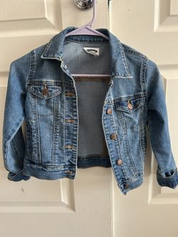 Kids Denim Jean Jacket Size 8 - Great Condition
