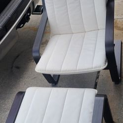 armchair and ottoman ikea 