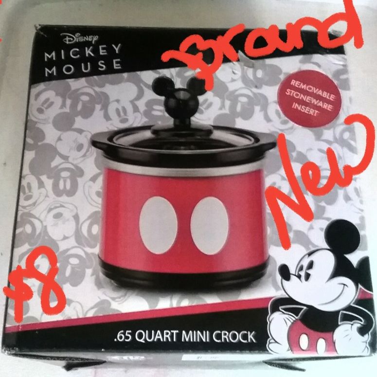 Mickey Mouse Crock Pot/slow Cooker 