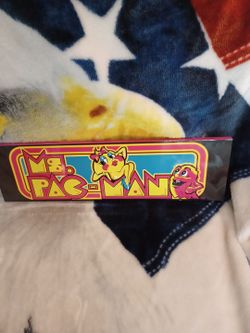 Ms. Pac-Man Arcade Marquee Sign