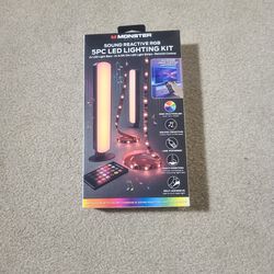 Monster Sound Reactive RGB 5 Piece Lighting Kit