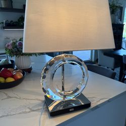 Schonbek Swarovski Crystal Table Lamp 
