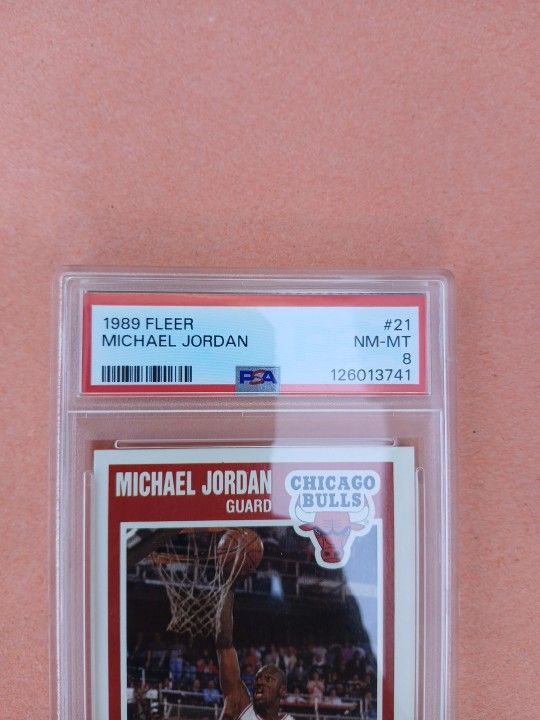 1989 FLEER MICHAEL JORDAN  NM-MT 8