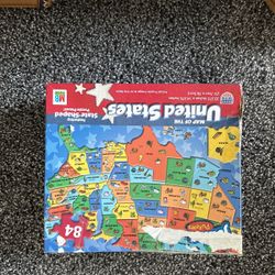 Map Of The United States Puzzle 