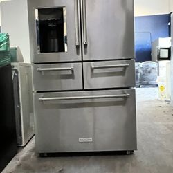 Kitchen Aid 5 Door Stainless Fridge 