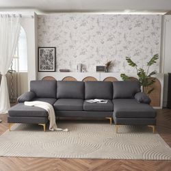 Alexent U-shaped Sectional Sofa With Two Chaise