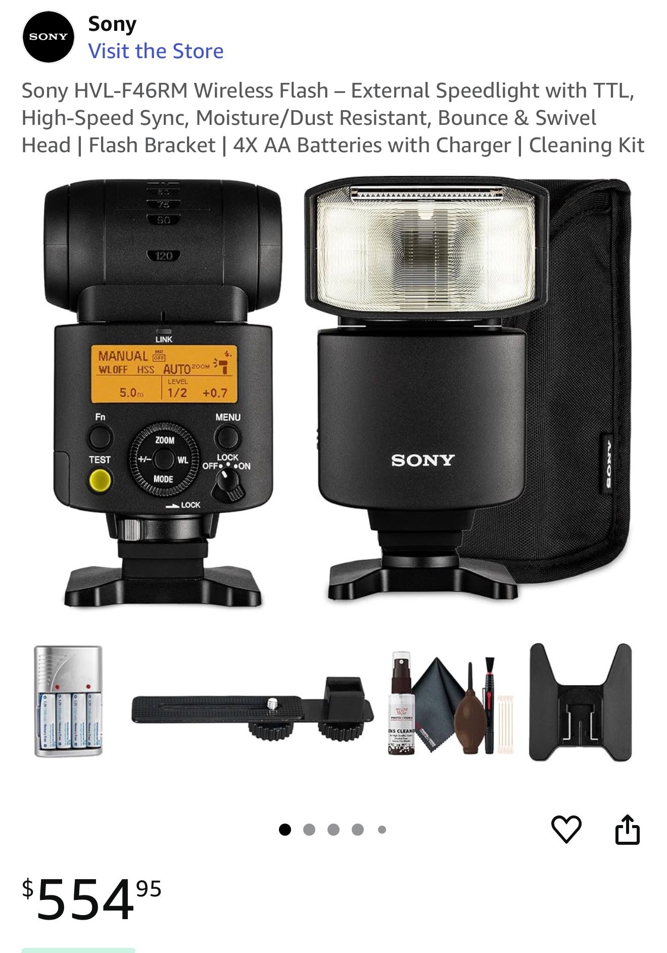 Sony HVL-F46RM Wireless Flash