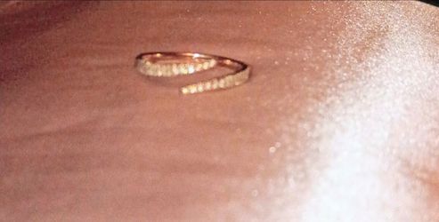 Ring Concierge 14kt solid diamond wrap ring