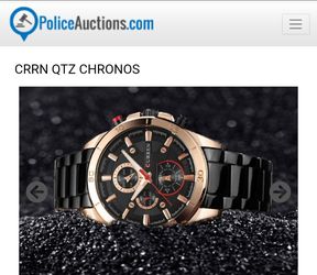 Curren Men's stainless steel quartz watch