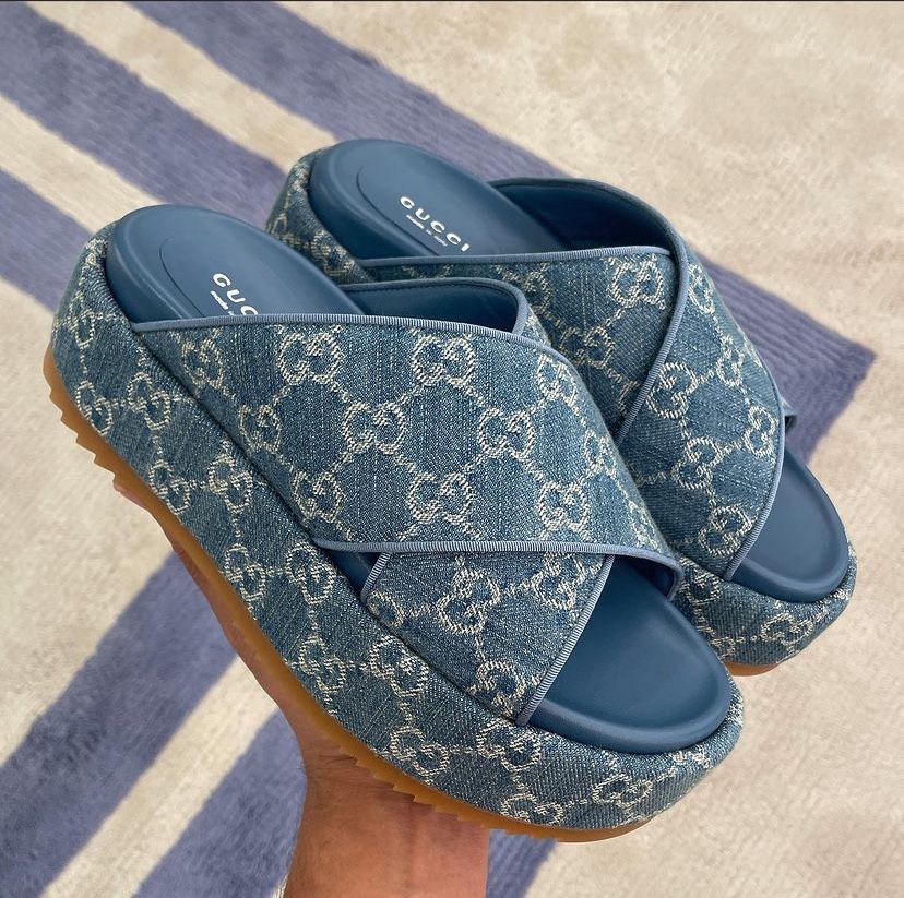 New Women’s Gucci Platform Slippers