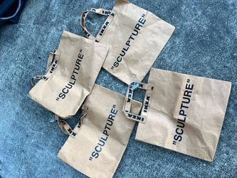 Virgil Abloh x IKEA MARKERAD Medium & Large Bag