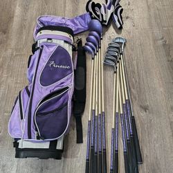 SQUARE TWO Finesse Golf Club Lot 11 (1,3,5,PW, SW, 7, 8, 9)  With Bag Golf