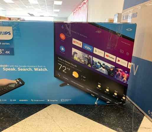 Brand New Philips 43” 4K TV! Open box w/ warranty 92J