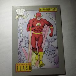1991 Flash DC Comics, Silver Age Hero Heritage, Trading Card # 5
