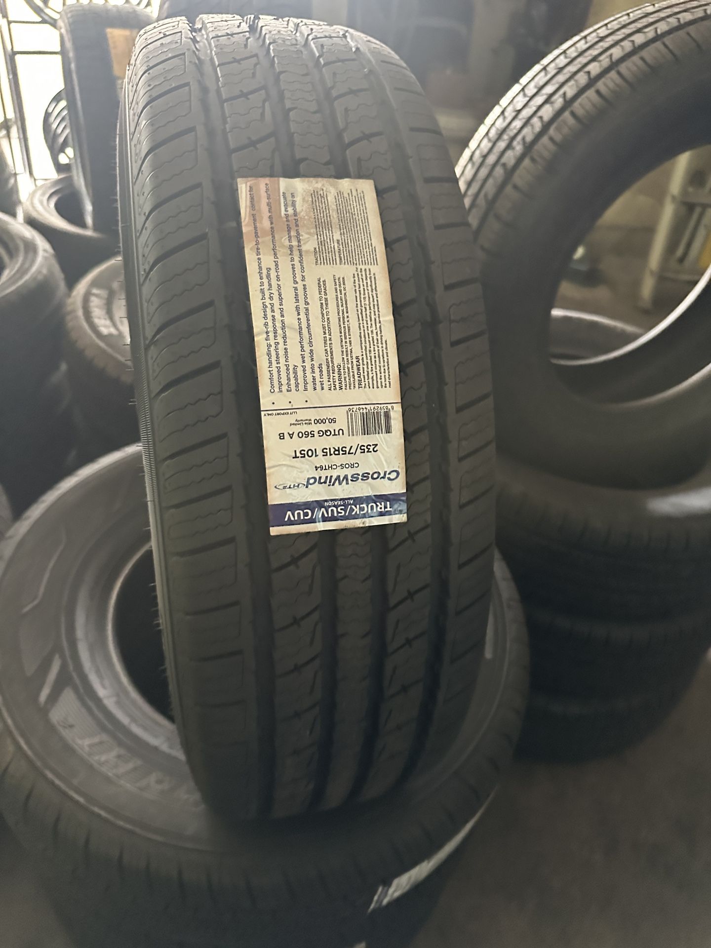 New Set Of Tires Crosswind 235 75 15