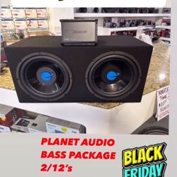 Planet Audio 12” Bass Package 