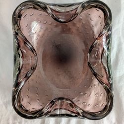 Murano Art Glass - Amethyst Cigar Ashtray
