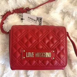 Moschino Red Cross Body Bag 