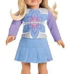 American Girl  “I Like Your Style” Outfit Skort Top Boots, the clothing is casual and perfect for any occasion, suitable for dolls.The set is an origi