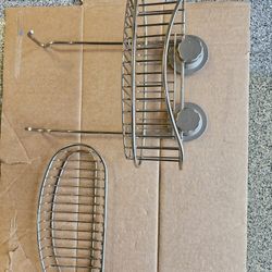 Hanging Shower Caddy, Bottom Shelf Detached