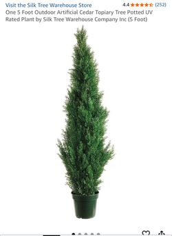2 5 FT Fake plants only no planters