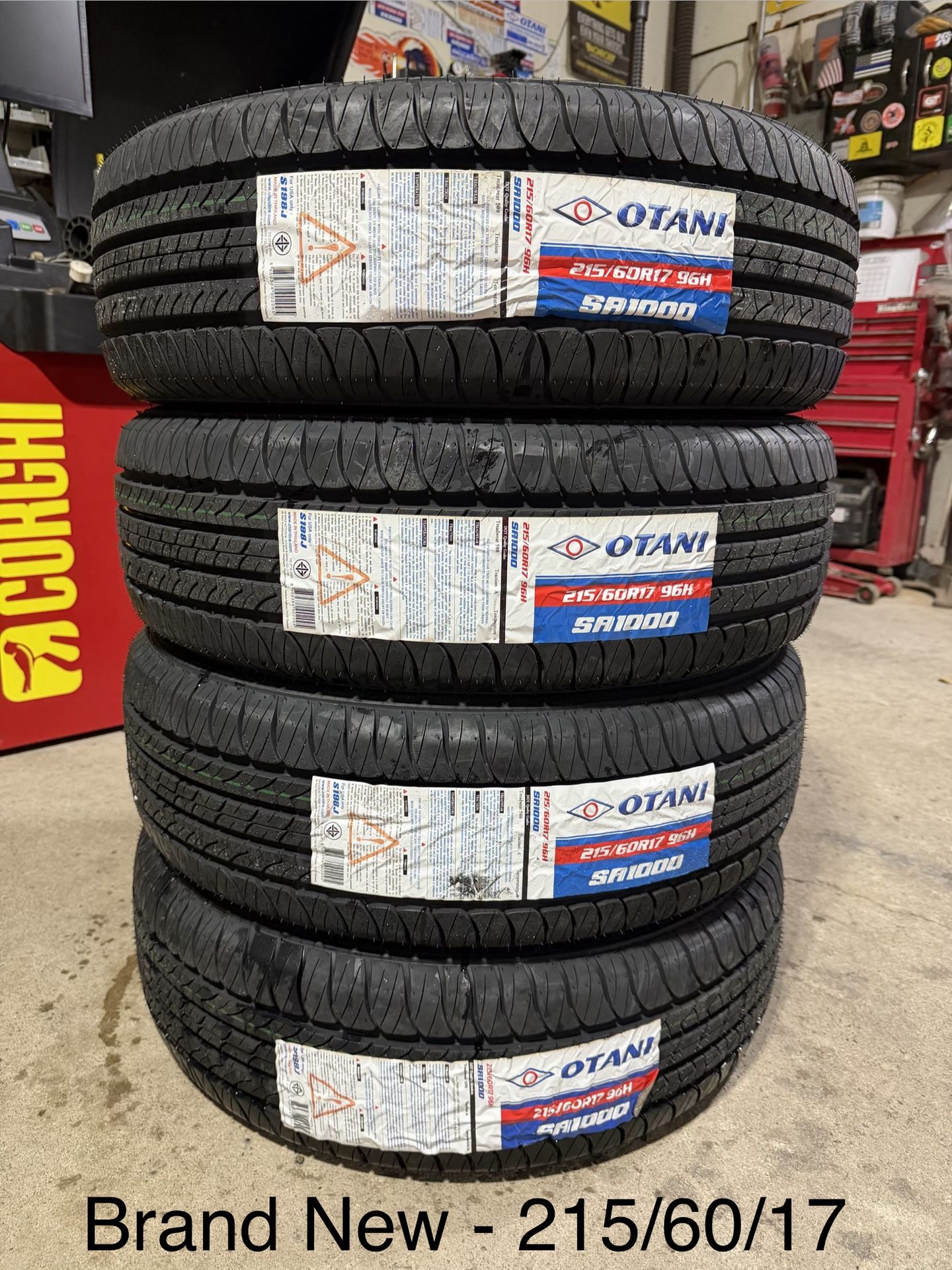 (4) - 215/60/17 Otani SA1000 All Season Tires