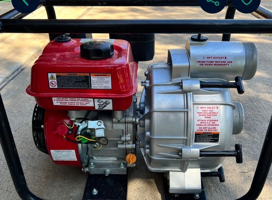 3in Trash Pump The predator only been used once