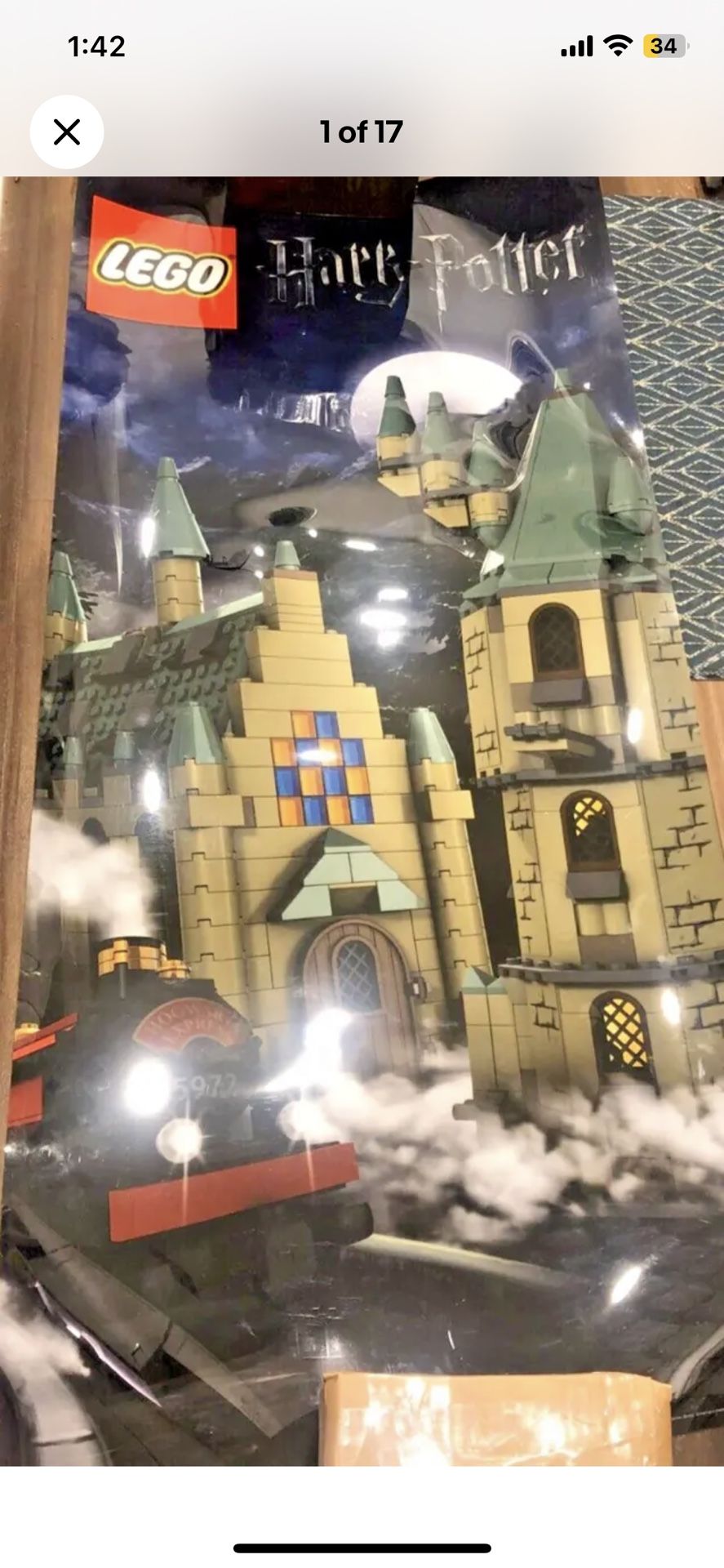 Rare Harry Potter Lego Store hanging banner poster vinyl (plastic) rolled (READ)